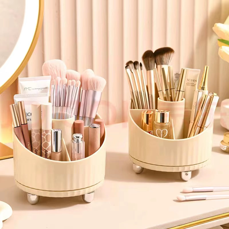 360° Rotating Aesthetic Makeup Organiser for Vanity