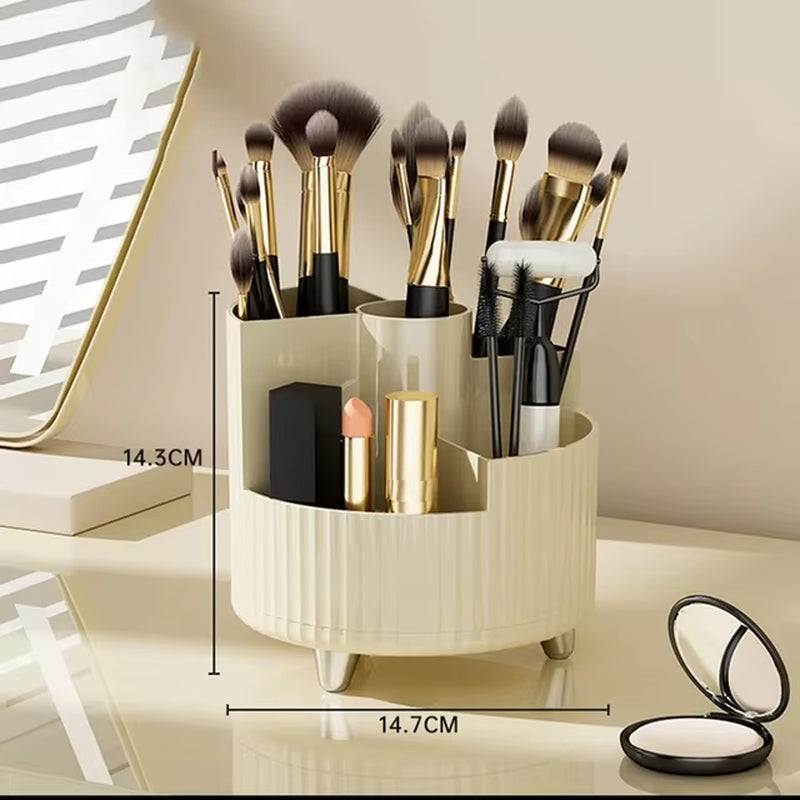 360° Rotating Aesthetic Makeup Organiser for Vanity