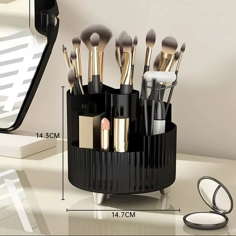 360° Rotating Aesthetic Makeup Organiser for Vanity